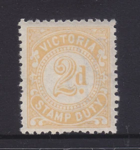 VICTORIA:  2d STAMP DUTY WMK V OVER CROWN TYPE V5  MUH.. - Picture 1 of 1