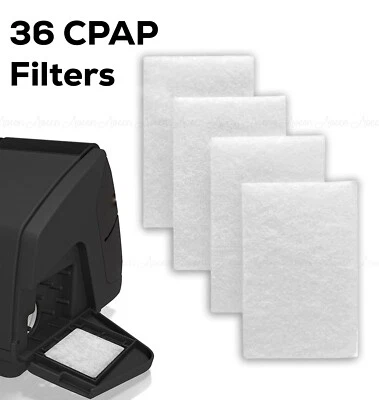 36 Stück CPAP-Filter, kompatibel mit ResMed AirSense 10 – AirCurve 10 – ResMed S