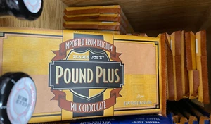 15 RIESIGER TRADER JOE'S BELGIEN PFUND PLUS MILCH SCHOKOLADENRIEGEL ÜBER JEWEILS 1 Pfund - Bild 1 von 5