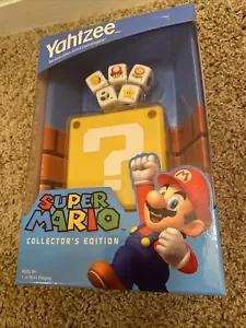 Nintendo Hasbro 2010 Super Mario Bros Collector's Edition Yahtzee Dice Game New - Picture 1 of 6