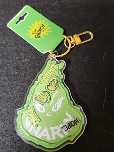 Dr Seuss.The Grinch Shaker Key Chain Christmas BioWorld NWT - Picture 1 of 4