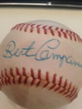 Bert Campaneris signed baseball 19 yr career '64-'83 with Athletics and Yankees
