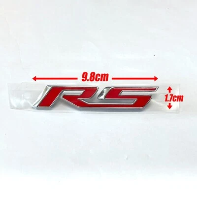 OEM 42762134 Front RS Chrome Red Emblem for CHEVROLET 2024 TRAX chevy - Image 1 of 4