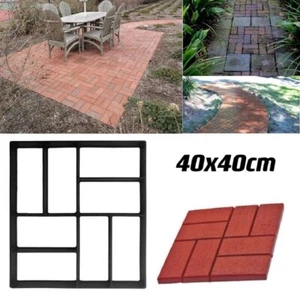 Rechteck Betonform Pflasterform Schalungsform Garten Gehweg Park Trittstein DIY - Bild 1 von 8