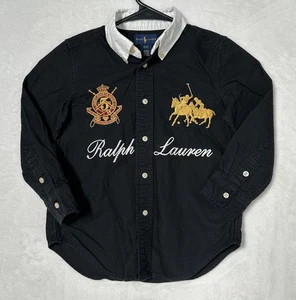 Polo Ralph Lauren Hemd R.L. County Riders Jockey Club Kinder Kleinkind Größe 4T - Bild 1 von 11