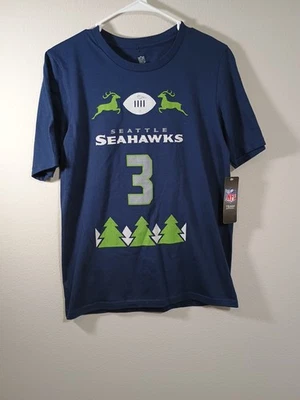 Seattle Seahawks #3 NFL Equipo Ropa Juvenil XL - 18/20 Navidad Camiseta Foto 1 de 4