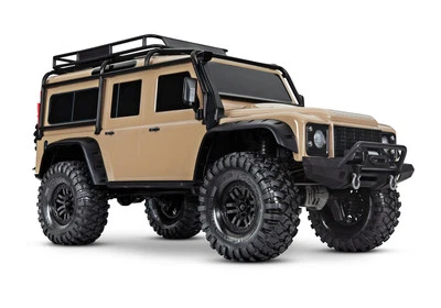 TRAXXAS TRX-4 Landrover Defender 1/10 Sand - 2-Gang Getriebe & T-Lock Clipless - Bild 1 von 4
