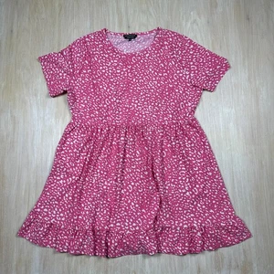 Vestido Patinador Wednesday’s Girl Rosa Estampado Animal Volantes Manga Corta Informal 20 - Imagen 1 de 13