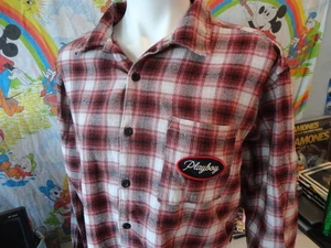 Camicia di flanella ricamata Playboy Bunny M - Foto 1 di 6