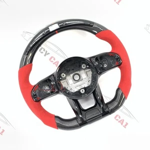 Custom Carbon Fiber Steering Wheel for Benz 809 AMG W177 GT C190 C63S W205 E43 - Picture 1 of 10