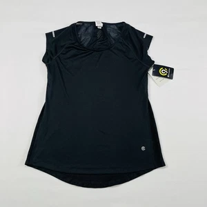 Champion T-Shirt Womens XS  Duo Dry Dri Fit Black Athletic Top Running New - Picture 1 of 13
