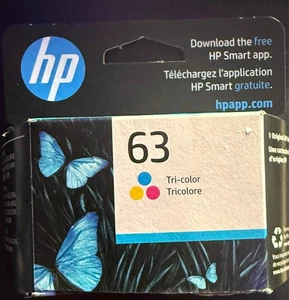 HP 63 (F6U61AN) Tri-Color Ink Cartridge - Picture 1 of 6