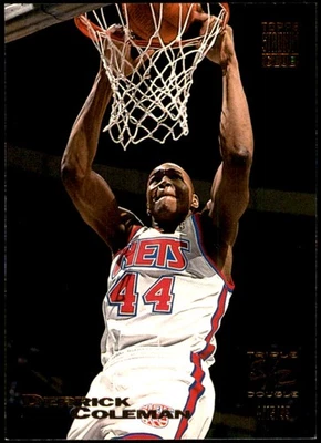 Derrick Coleman 1993-94 Stadium Club #101 Nets NBA LEIA FRETE GRÁTIS AutographDen - Imagem 1 de 2