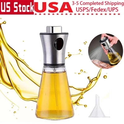 Olive Oil Sprayer Mister Stainless Steel Refillable Kitchen Cooking Spray Bottle - Image 1 of 4