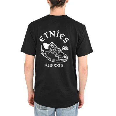 Camiseta Etnies SLB Crest S/S - Negra - Imagen 1 de 4