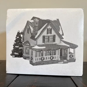 Department 56 Snow Village Boulder Spring House Caja Original DAÑADA VER FOTOS - Imagen 1 de 11