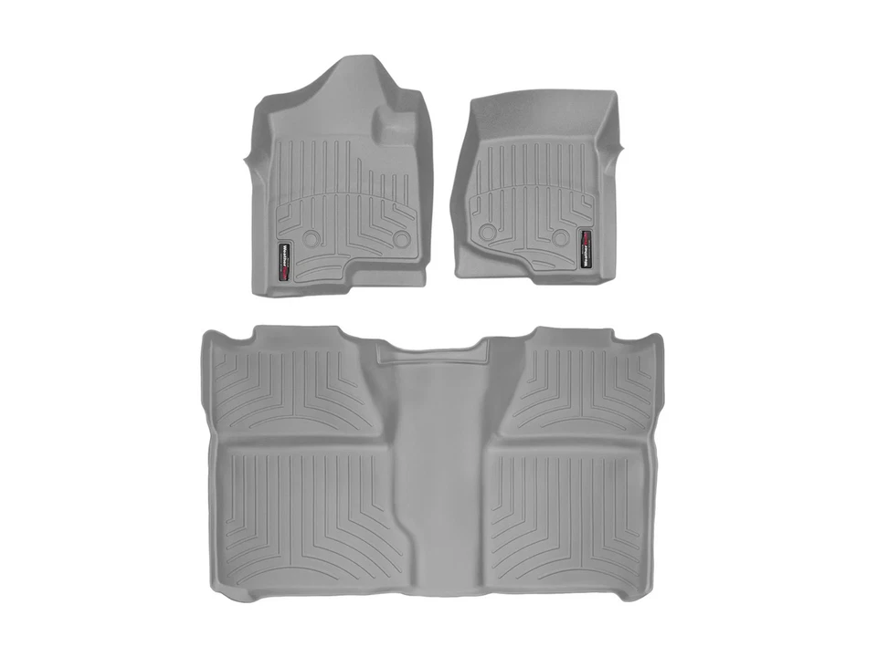 Forro de piso WeatherTech para Chevrolet Silverado 2500HD/3500HD 2008-2014 - gris Foto 1 de 4