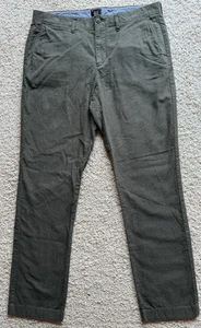 Herren J Crew Stretch dunkelgrün 770 gerade Khakis Größe 34x32 - Bild 1 von 5