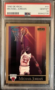 1990 SkyBox Basketball #41 Michael Jordan PSA 10 GEM MINT - Picture 1 of 2