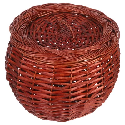  Cestino Frutta Con Coperchio Porta Di Uova Grande Capacità Da Cucina - Immagine 1 di 4