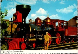 LOCOMOTORA GÉNOVA/JÚPITER Nº 12 postales RAILROAD MUSEUM Sacramento, CA 4x6 - Imagen 1 de 2