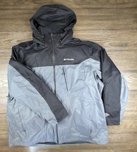 Columbia graue Omni-Heat Jacke mit Kapuze Interchange 3 in 1 wasserdicht Größe 3XL - Bild 1 von 16