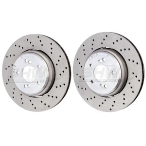 Dischi freno posteriori forati SHW 350x24mm R90 X2 per BMW M3 E90 E92 E93 / 1M E82 - Foto 1 di 5