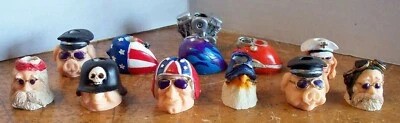 12x Butt Headz Bikers Motocicleta Motor Tanques Resina Cigarrillo Cenicero Snuffer  Foto 1 de 4