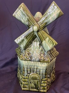 Vintage Windmill Cookie Jar USA - Picture 1 of 9