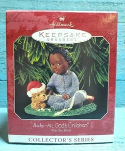 VTG 1998 Hallmark Keepsake Collector's Series Ricky-All God's Children Ornament - Picture 1 of 3