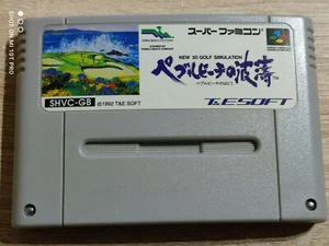 NEW 3D GOLF SIMULATION SUPER FAMICOM SNES NINTENDO JAP - Picture 1 of 2