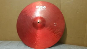 80's PAISTE 20" RIDE CYMBAL 5 - COLOUR SOUND  - made in  GERMANY - Picture 1 of 8