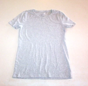Camiseta para mujer Sonoma Everyday gris jaspeado manga corta tejida camiseta mediana - Imagen 1 de 2