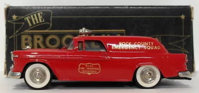 Brooklin 1/43 Scale BRK26A 001  - 1955 Chevrolet Nomad Rock County Fire Vehicle - Image 1 of 4