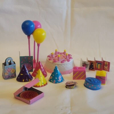 JUEGO VINTAGE BARBIE FELIZ CUMPLEAÑOS "TIEMPO DE FIESTA" MATTEL- 1990 Foto 1 de 4