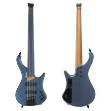 Ibanez EHB1005F-AOM Arctic Ocean 5-string Electric Bass Guitar Headless Fretless