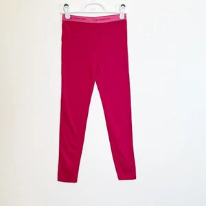 ICEBREAKER Base Layer Pants Lightweight Merino Girls Sz 9-10 Yrs Fuchsia Pink - Picture 1 of 7