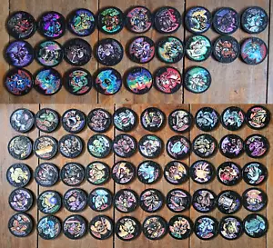 Yokai Watch Black Busters Normal Laser Medals Coin 75 Ea Japan specter ghost - Picture 1 of 7