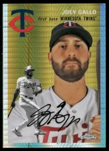 2023 Topps Chrome Platinum Anniversary Prism Refractor Joey Gallo #265 Twins - Picture 1 of 2