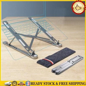 Laptop Stand Foldable Laptop Holder Riser Computer Stand for 11-17.3in (Grey) - Afbeelding 1 van 10