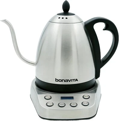 Bonavita Gooseneck Electric Kettle Stainless Steel Variable Temp BV07002US - NEW - Image 1 of 4