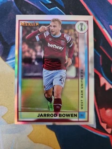 Topps Merlin Jarrod Bowen Refractor - West Ham - Chrome Champions League 2022/23 - Picture 1 of 2