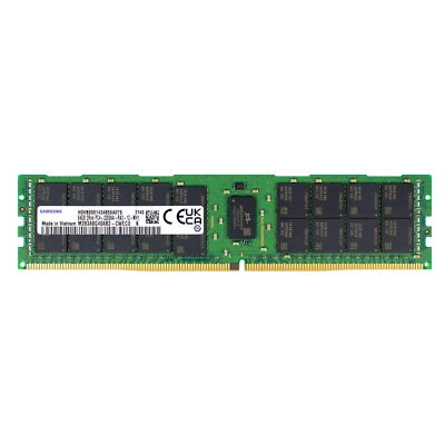 Samsung 3200MHz 64GB DDR4 RAM 2RX4 DIMM PC4-3200AA ECC Registered Server Memory - Image 1 of 4