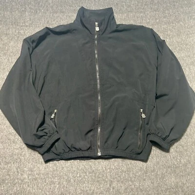 Kaelin Windbreaker Jacket Medium Black 90’s Full Zip Womens - Image 1 of 4