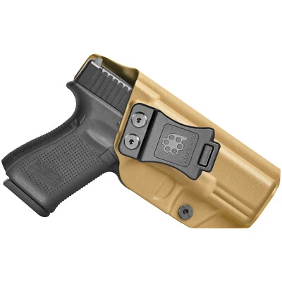 Amberide IWB/OWB KYDEX Holster Fit: Glock 19/19X/44/45 Gen3-5 & G 23/32 Gen3-4 - Image 1 of 4