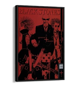 NANA ANIME BLACK STONES POSTER REPRODUCTION -FLOAT EFFECT CANVAS WALL ART PRINT - Picture 1 of 12