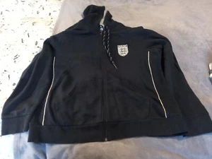 ENGLAND 3 LIONS F.A. M&S FULL ZIP 100% COTTON HOODIE XX LARGE BNWOT - Picture 1 of 11