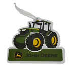 John Deere Traktor Lufterfrischer 84mm x 74,2mm Grün Logo Bedruckt Zitrus