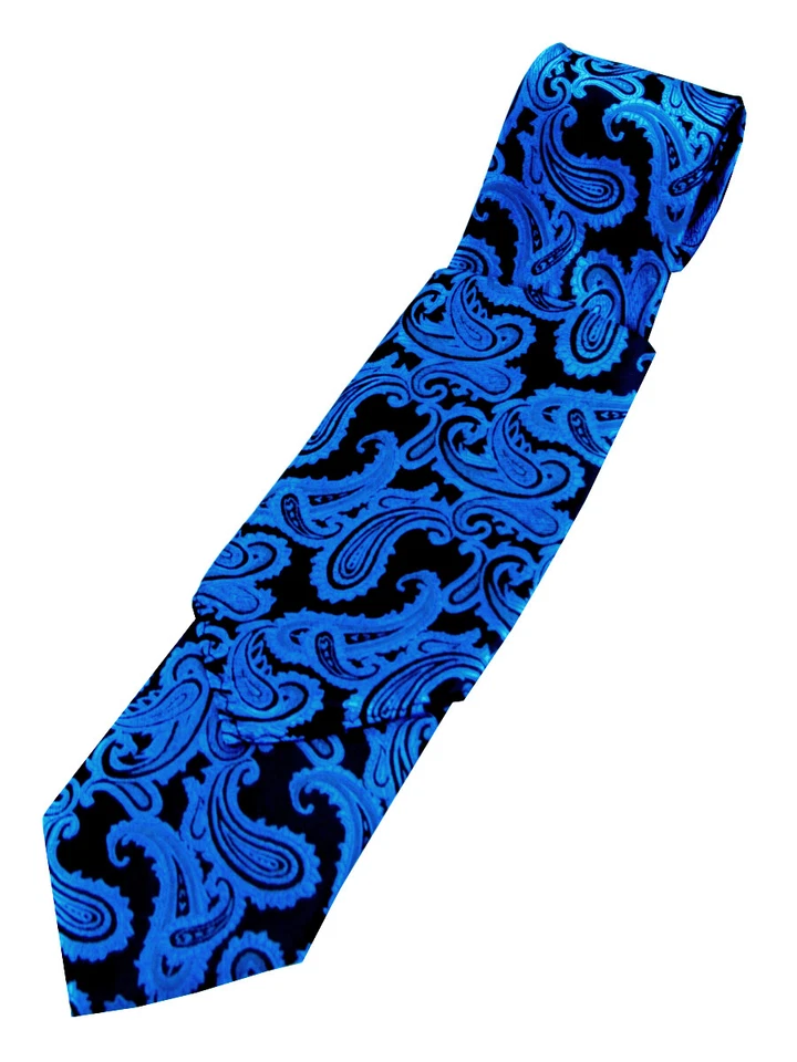 Juego de pañuelos de bolsillo y corbata de cachemira. Esmoquin de graduación carrera formal crucero regreso a casa Foto 1 de 1