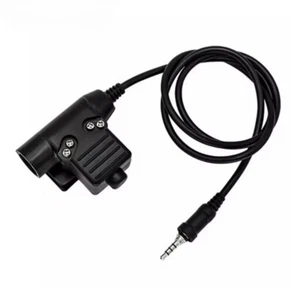 Headset U94-7R PTT Connector For VX6R VX7R VX-120 VX127 FT270 FT270R Radio - Photo 1/5